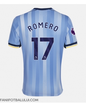 Tottenham Hotspur Cristian Romero #17 Tricou Fotbal Replică 2024-25 Barbati Deplasare